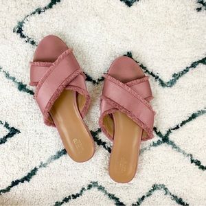 ✨5 FOR $25✨  Mossimo Supply Co Pink Slide sandals